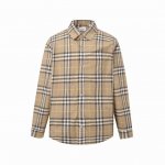 p150 burberry/巴宝莉黄格子经典元素新款条纹长袖衬衫Bbr品牌最具代表性条纹元素衬衣 专柜销量第一款 格纹对位 纱线定织定染 门襟 袖口为隐形织带