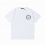 Louis Vuitton 路易威登 字母老花大图印花 Logo标识精致升级，灵感源自八十年代复古 原版面料 官方同款 短袖T恤 同缸染面料 手感非常舒服 春夏