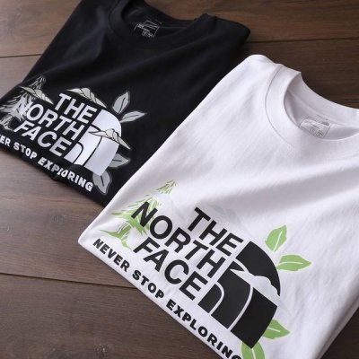 严选好货！北面The North Face新款男士圆领短袖T恤！经典时尚款，客供百分百精梳纯棉面料，柔软亲肤，舒适透气！精美Logo印花，定织螺纹领口，领里压条