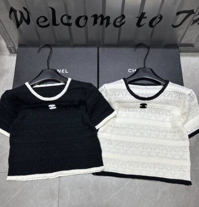 新品上线 款号:28926#拿货 #香香撞色边短袖实拍图