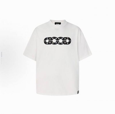 Good硅胶彩钻圆领短袖 goodbrand官网一致款式 面料 32支双纱290克纯棉面料 同缸同色织染螺纹 颜色一致 工艺 进口机器厚板硅胶彩色奥钻 配套 三
