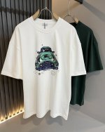 burber*Y巴*莉2025春夏新品男女同款短袖T恤，重磅来袭，最近比较火热的环保纯棉面料制作而成，高端户外运动休闲系列，非常火热运动风潮！Bur最新研发的特