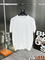 p170 Dg 2025新品经典针织短袖 定制原版针织材质 质感软糯舒适 品相十足 简约不失高级 面辅料开发 圆领修身版型剪裁 上身时髦洋气 早春氛围十足 内搭