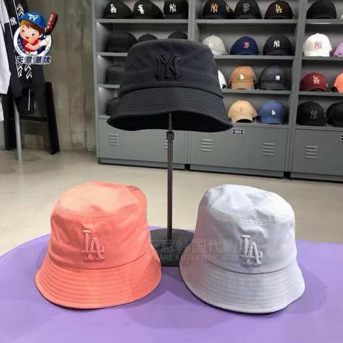 韩国潮牌Mlb正品新款速干抽绳防晒遮阳渔夫帽盆帽32Cphl111 做工精细，后面带有抽绳，特别有范儿，然后做了拼接法