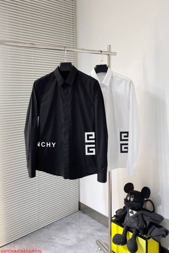 P300 P960 Gv纪梵希 专柜最新春款男士必备款衬衫，100%天然棉，舒服透气，原单狠货，原版面料，柔软舒适，上身高端又奢华，足够场面的档次，这款衬衫无不