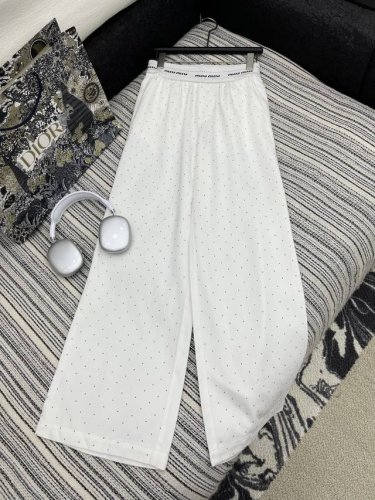 爆款现货 原单品质 Miu Mi*｜25新款撞色天丝牛仔裤 订制高品质面料质感超赞！ 多次洗水工艺 撞色宽织带Logo 尽显高级感 视觉盛宴 Blingblin