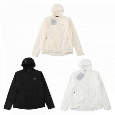 顶级复刻 arcteryx 始祖鸟 Incendo系列 Incendo Alrshell 品牌Logo轻量防风轻薄款连帽防晒皮肤衣 男女同款 官网同步 防紫外线