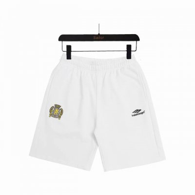 实拍细节图+尺码表 Balenciaga巴黎世家曼联反光条宽松纯棉毛圈短裤 最高版本！定制420克毛圈卫衣面料！特殊走线工艺 完全对版 辅料：开模原版过鉴定领标