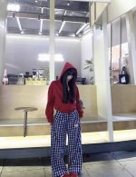 180包邮 stussy 2025Ss 斯图西慵懒风格子排扣阔腿裤 斯图西2025年早春新款 上身遮肉遮胯显瘦的阔腿裤 众多明星网红上身 有种无修饰的松弛感 穿