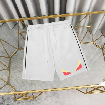 fendi 芬迪印花短裤卫裤纯棉五分裤 1:1对版面料380克毛圈高克重百分百纯棉 提前做过预缩水1 1双纱洗一辈子都不会变形的 男女同款 官网细节 字母Log