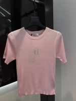f家早春新款 圆领针织 颜色：白色，粉色，蓝色 码数Sml