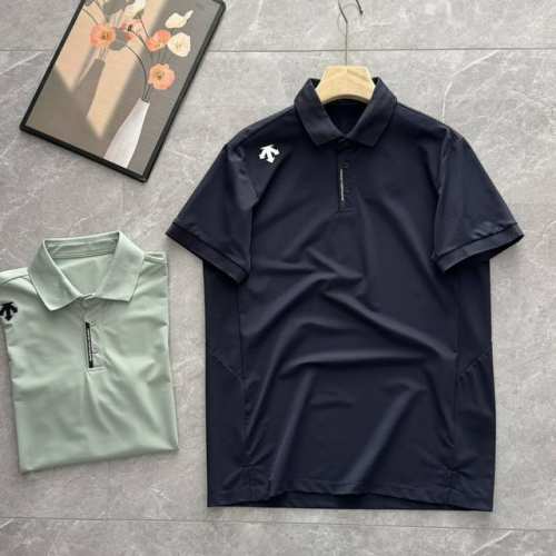 箭头男士Tough面料运动休闲翻领polo衫，Des箭头男士Tough面料运动休闲翻领polo衫，涤仿棉珠地网眼polo衫，代工厂p订单,这件版型对不同肩宽包容