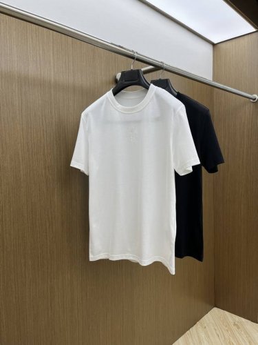 新品 Mon Ss官网新款标识细节棉质T恤衫 订织全棉面料质感好 面料舒适亲肤 超级舒适 A60值得推荐 颜色:黑 白色 尺码:S-M-L-Xl-Xxl