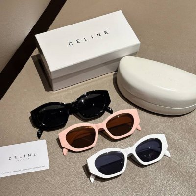 Celine思琳凯旋门墨镜 颜色：白金、黑金、粉斤金