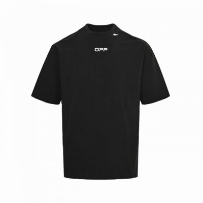 off White 宗教天使翅膀印花短袖 所有面料以及螺纹均为订织定染 所有面料颜色均经过色卡比对定染面料 复古印花水洗做旧短袖 无性别宽松廓形剪裁 采用280
