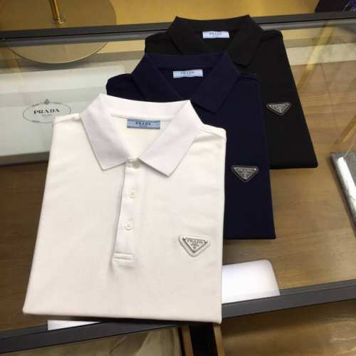 专柜新品 prad... 2025新品 时尚polo 翻领长袖 高级定制百搭款式 任何人都可以轻松驾驭 面料全订制工艺 胸前奢华经典品牌Logo设计，非常显档次