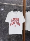 款号J37 louis Vuitton 路易威登 25Ss 印花Logo压胶字母短袖 lv新款T恤短袖 采用280克32支双纱纯棉面料 上身舒适透气 16针高密