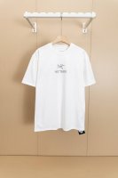 110挂拍图 顶级版本-X19 arc’Teryx始祖鸟Arc24Ss 胸前印花 Logo短袖T恤 采用60支双股，270G全棉面料。上身透气，绝不起球，手感柔
