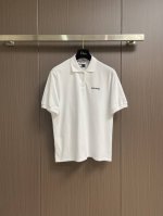 miumiu 刺绣小标polo衫 采用60支柔棉双珠地面料 该款面料上身非常舒适 柔软度比Miumiu往年系列添加了重柔手感工艺 刺绣采用3D立体刺绣 高密度刺
