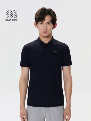 可隆三色全身压胶款Polo衫 硅胶立体标现货齐发Kolon Sport可隆Polo衫户外防晒50+压胶短袖系列 面料绝对市场独有 2025年可隆新款Seco空气