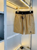 原单货 情侣款巴宝莉Burberry 2025春夏新品短裤 专柜同步有售，时尚休闲裤 速干裤 沙滩裤，进口原版面料，上身舒适透气，顶级工艺图案，腰围工艺螺纹围接