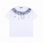 180 Louis Vuitton 路易威登 25Ss 领口涂鸦字母印花大Logo短袖T恤 面料采用高克重260G重精梳棉，定制1:1螺纹，面料舒适亲肤无异感，