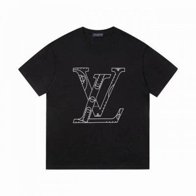 Louis Vuitton 路易威登X Nba 联名款Logo印花金典圆领短袖 定制260克同缸染面料 手感非常舒服 秋冬最新砖柜同步 Os落肩版型 时尚又个性