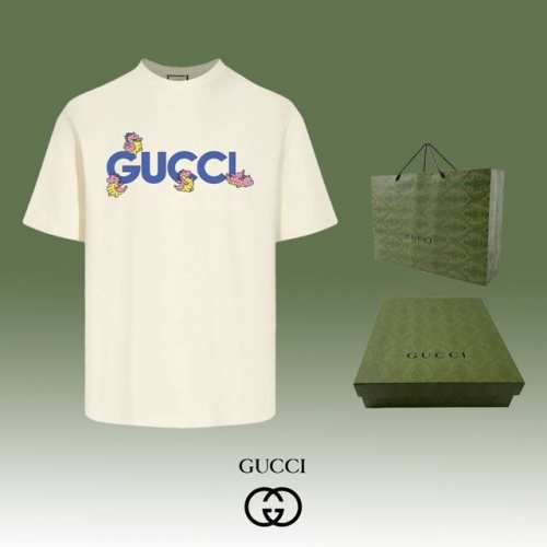 款号：G2151 顶级代工品质 Gucci~古驰 24Ss 经典T恤短袖 不需要所谓烂大街的华丽文案 主打品质 面料经过2次高温缩水固色 不变形不缩水不起球 -