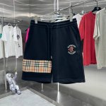 Bbr 夏季新款 字母Logo刺绣 拼接贴布休闲裤 M L Xl Xxl Xxxl五个码 黑色