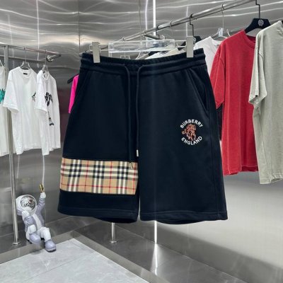 Bbr 夏季新款 字母Logo刺绣 拼接贴布休闲裤 M L Xl Xxl Xxxl五个码 黑色