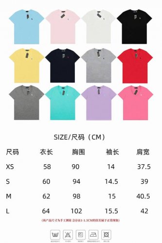 顶级品质 拉夫劳伦Ralph Lauren经典小马刺绣V领女神款基础短袖 这两年拉夫劳伦风好大 审美真的有大大提高小马刺绣点缀就很好看 V领的设计 修饰脖颈线条