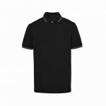 本地自取: 180 prada/普拉达 25Ss 小标刺绣徽标红标Polo短袖 定制雅泽珠光织，进口机刺绣工艺， 螺纹提花，在织物特定区域进行的装饰性编织工艺，