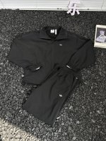 外套230 裤子180 - Adidas / 阿迪达斯 经典三条杠一套多穿三叶草宽松休闲户外运动立领侧边拉链刺绣Logo超松弛感设计运动套装男女同款 - 在运动