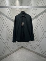 巴黎 25Ss新款宽松阔版格子衬衫男春季时尚青年设计款大码长袖衬衣！ 码数：0.1.2.3.