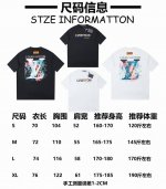 LV 25Ss早春新款 彩色刺绣Lv字母短袖 轻奢主义 男女日常通勤穿搭必备单品 正确版本 欢迎对比 详细特征 320克100% 纯棉双纱汗布面料 同缸定染特种