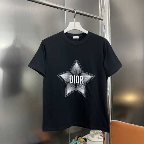 上新 纯原臻品 顶级原版复刻 迪奥 Dior2025Ss新款夏季五角星Logo刺绣圆领短袖T恤 原版面料高版本高品质 网红明星同款 采用260G高克重40支精双