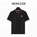 moncler 蒙口 经典小标领口织带短袖Polo衫 衣领为双系统提花定织扁机制成，有弹性，不变形，衣服全部原生布捆边，前胸双层面筒，无明线，无散口，袖口，前胸