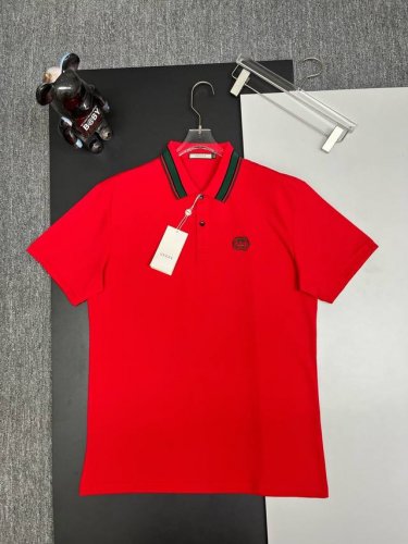 Gucci 古驰刺绣新款polo衫 原版面料 官方同款 采用210克丝光珠地棉，定制 同缸染面料 手感非常舒服爽滑 版型挺阔有型 一线品牌代工厂p出品 进口百灵