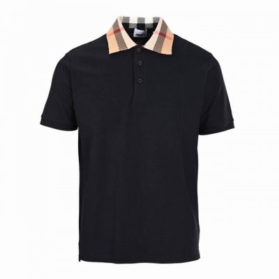 高版本 Burberry巴宝莉Bbr 格纹领短袖polo衫 原版5600购入，布料采用 G网眼珠地布料。同缸染面料 手感非常舒服 订制扁机领子，颜色手感还原原版