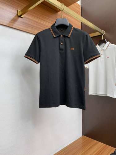 杰尼亚 2025春夏新品菠萝纹商务polo，极简的衣身造型！ 顶级针织棉质混纺质地 整体的触感极为舒适，弹力十足亲肤效果高级，经典时尚翻领 polo衫短袖 贸易