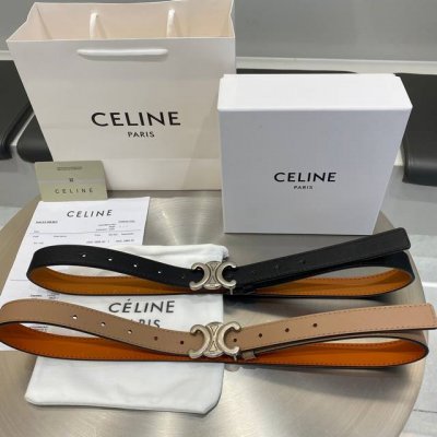 赛琳 CéLine 春夏新款 正品复刻，明星同款！细节完美凯旋门腰带 3.0Cm精品 铜扣 小牛皮腰带. 高端、大气 、时尚百搭 色泽均匀 亮度自然！所有五金全