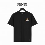 fendi 芬迪 25Ss Fendilicious披萨图案刺绣短袖T恤 购入原版开模打造，全套定制辅料，所有细节完美还原 定织定染260G纯棉双纱紧密棉面料，