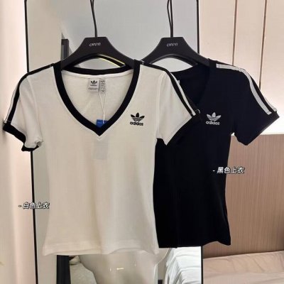 8114三叶草短袖 秘鲁棉 200克 黑色 白色 s-L