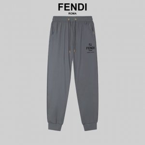 p160 Fendi 芬迪春夏季新款 两色高品质薄款运动休闲冰丝裤 爽滑舒适抗皱无痕的好裤子 质感柔软 手感微弹 ，清凉冰丝裤 腰部松紧带， 版型设计时尚潮流