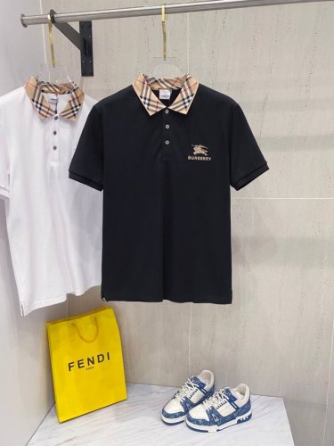 巴宝莉 2025Ss夏季新款 Logo男士翻领polo衫 经典商务男款 高端男装的天花板级别的商务男款 简约时尚大气不失优雅 单穿内搭体面过人 品质控 细节控的