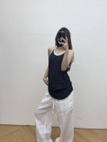 rick Owens 2025 新款拼色背心 时尚潮流个性背心 Sml