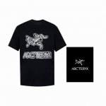 Ayc Teryx 始祖鸟] Fw短袖T恤 小鸟字母Logo拉浆立体印花 高端32S双纱280克面料 重磅面料 定制拉架罗纹同缸同染 三标齐全 男女同款 颜色：