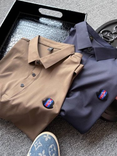 高端玩家必入 人气爆款 Moncler 蒙口专柜新品冰氧蚕丝无痕锦氨棉短袖polo衫 恒隆在售万元级 款号 2332 蒙口家今年最新顶级冰氧锦氨面料 内外全部做