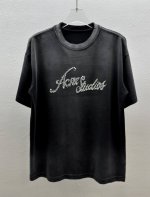 Acne Studios圆领T恤 简约珍珠款 280克全棉双股精纱洗旧渐变马骝面料 宽松 S版型裁剪 符合当下的潮流审美 大大地 一件包容性强 随意上身就能轻松