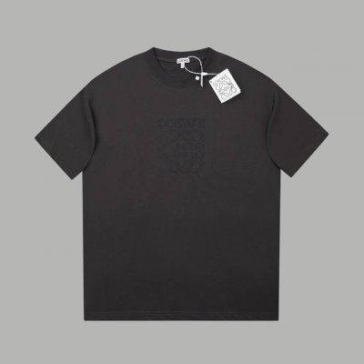 100 罗意威 Loewe 25Ss早春新款 经典刺绣Logo短袖 轻奢主义 男女日常通勤穿搭必备单品 正确版本 欢迎对比 详细特征 · 320克100% 纯棉